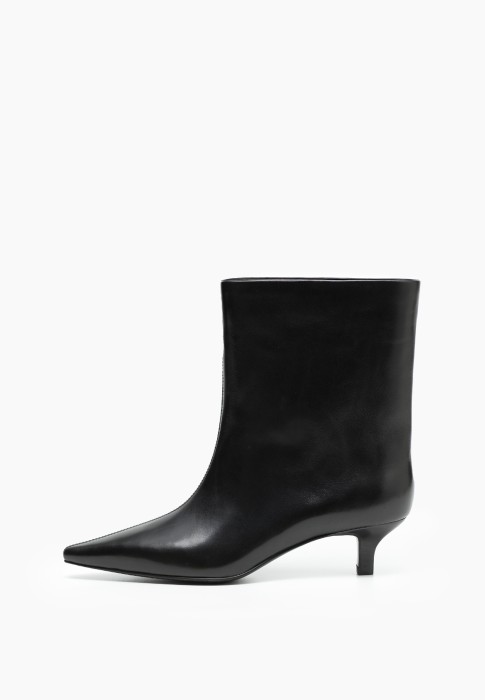 Ботильоны кожаные