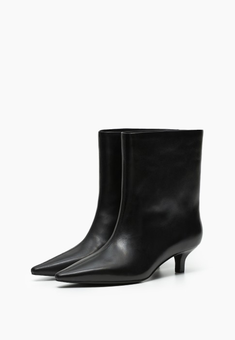 Ботильоны кожаные