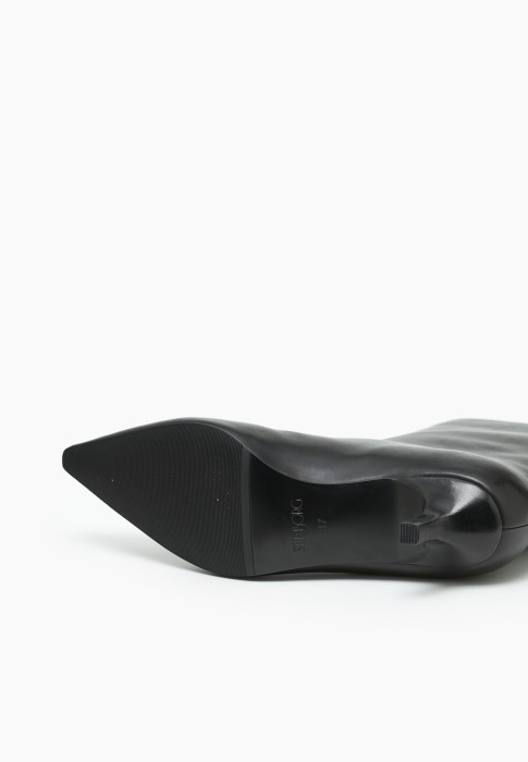 Ботильоны кожаные