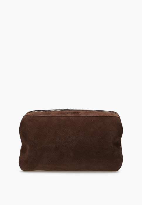 Косметичка замшевая